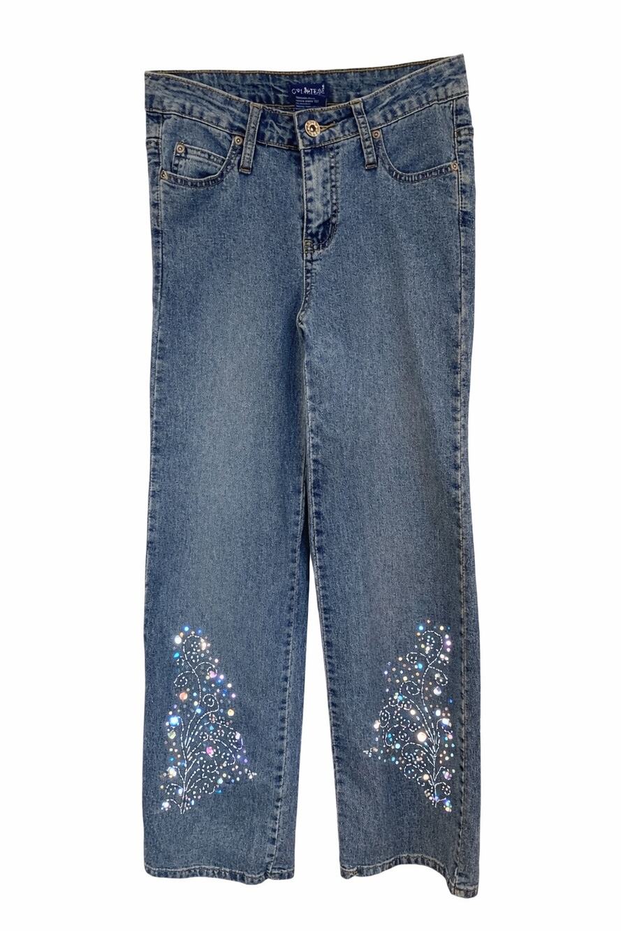 Y2K Girl Tribe Embellished Jeans